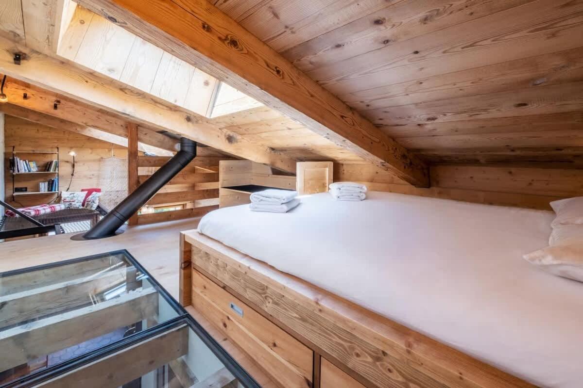 Chalet Racar Pour 4 Personnes, Centre Ville Et Vue Sur La Montagne Chamonix Ngoại thất bức ảnh