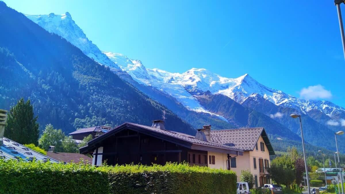 Chalet Racar Pour 4 Personnes, Centre Ville Et Vue Sur La Montagne Chamonix Ngoại thất bức ảnh