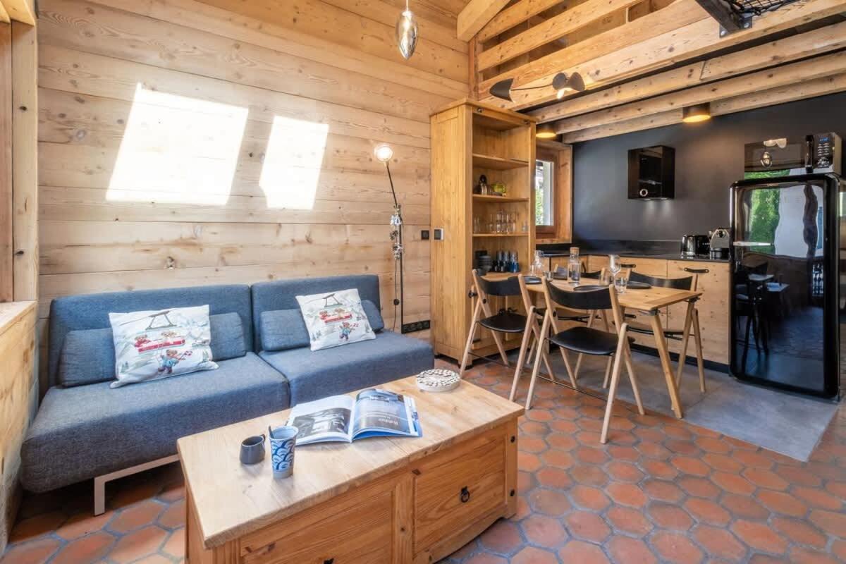 Chalet Racar Pour 4 Personnes, Centre Ville Et Vue Sur La Montagne Chamonix Ngoại thất bức ảnh